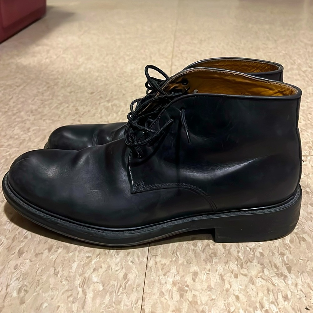 Coach leather boots